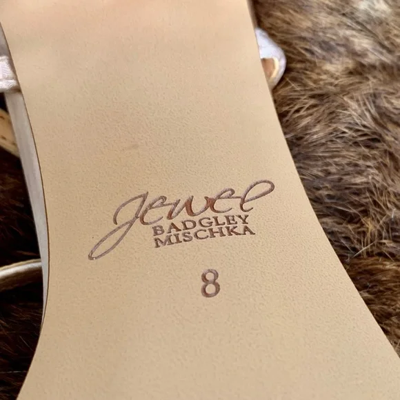 Badgley Mischka - Lori Block Heel in Champagne - Picture 14 of 16